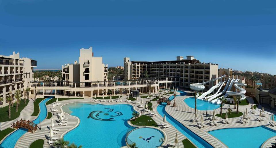 The family were staying at the Aqua Magic hotel in Hurghada