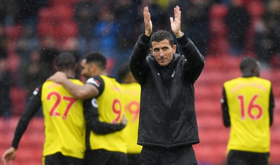  Javi Gracia has seen his popularity soar after guiding Watford to four straight wins this season