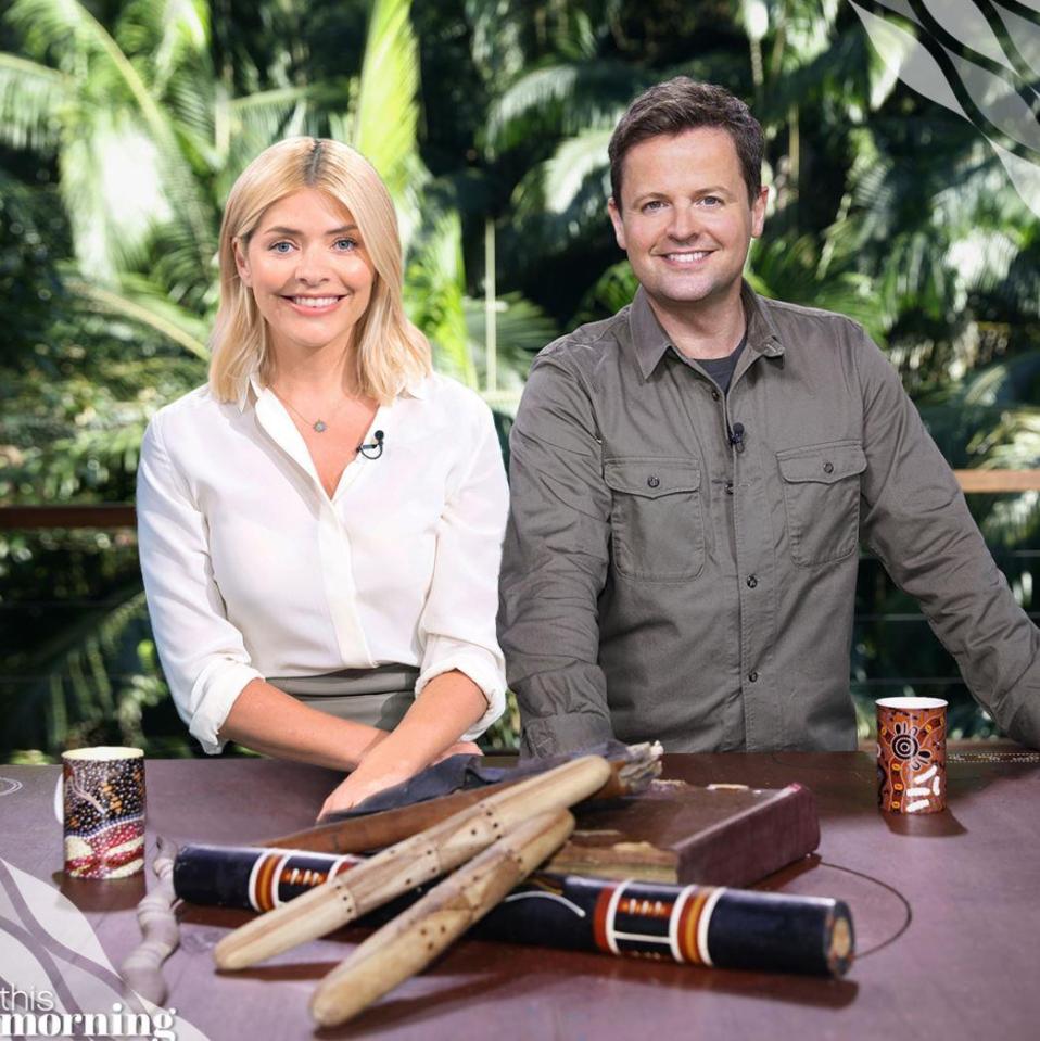  Holly Willoughby has revealed that Ant McPartlin is happy she is presenting I'm A Celeb with Dec