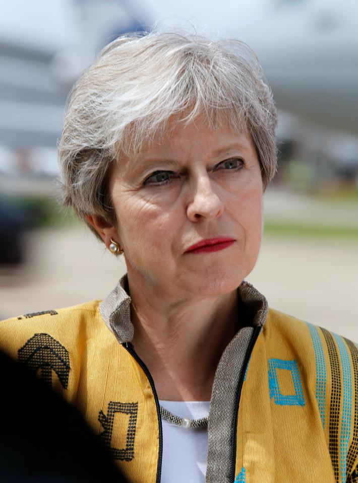  Theresa May has called the campaign for a second referendum a 'gross betrayal' of trust