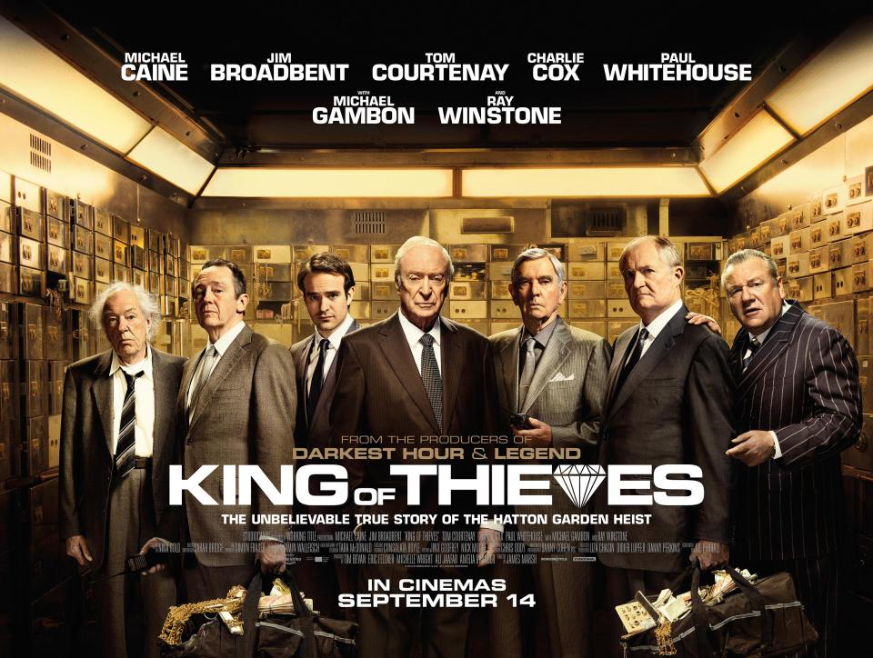  See King of Thieves with its all-star cast first, see it free - with Sun Savers