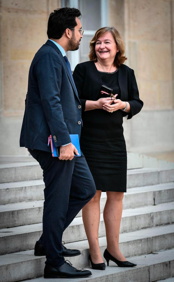  France’s Europe Minister Nathalie Loiseau, pictured right, with French Junior Minister for the Digital Sector Mounir Mahjoubi, left, torpedoed the PM’s attempts to show Britain could go it alone