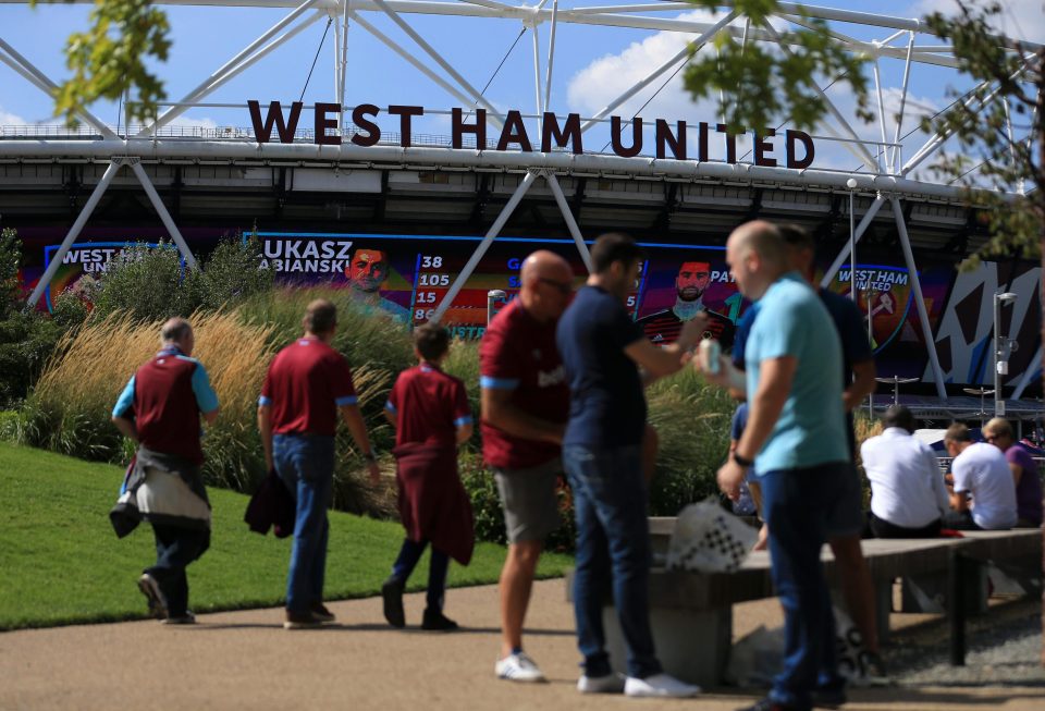  The Hammers moved to the London Stadium in 2016 after the closure of Upton Park