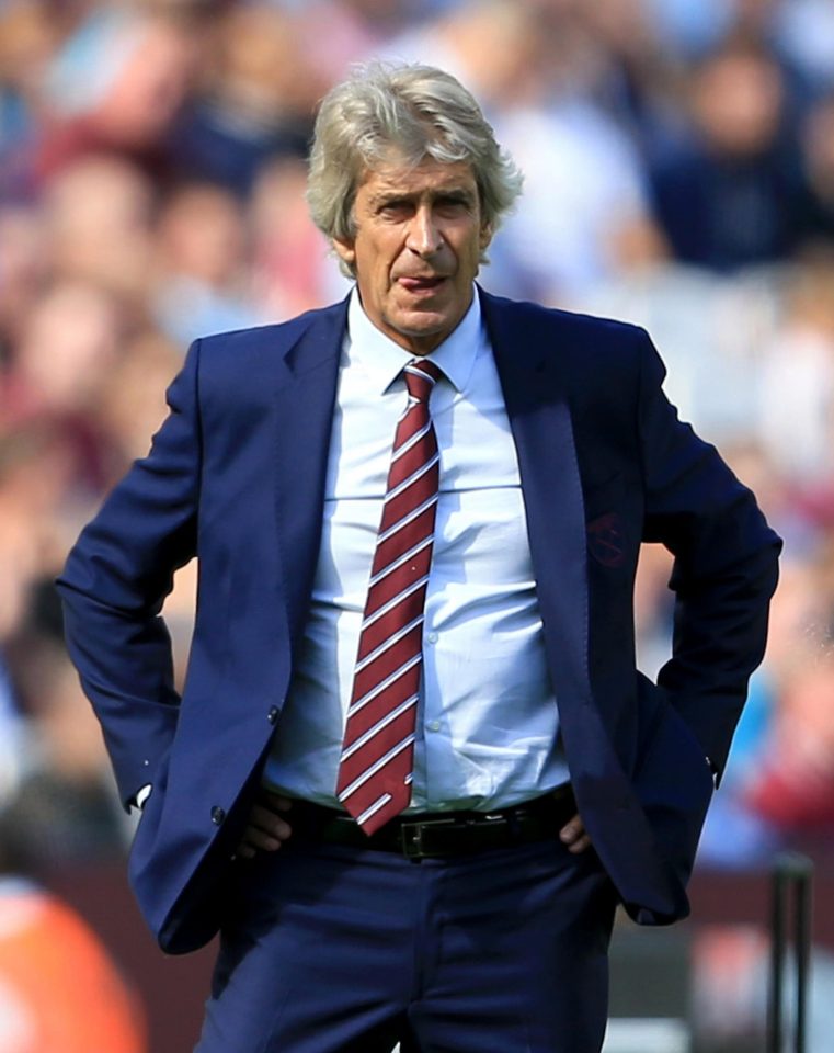  Manuel Pellegrini is angry that a Twitter account appears to be leaking the West Ham team sheet early