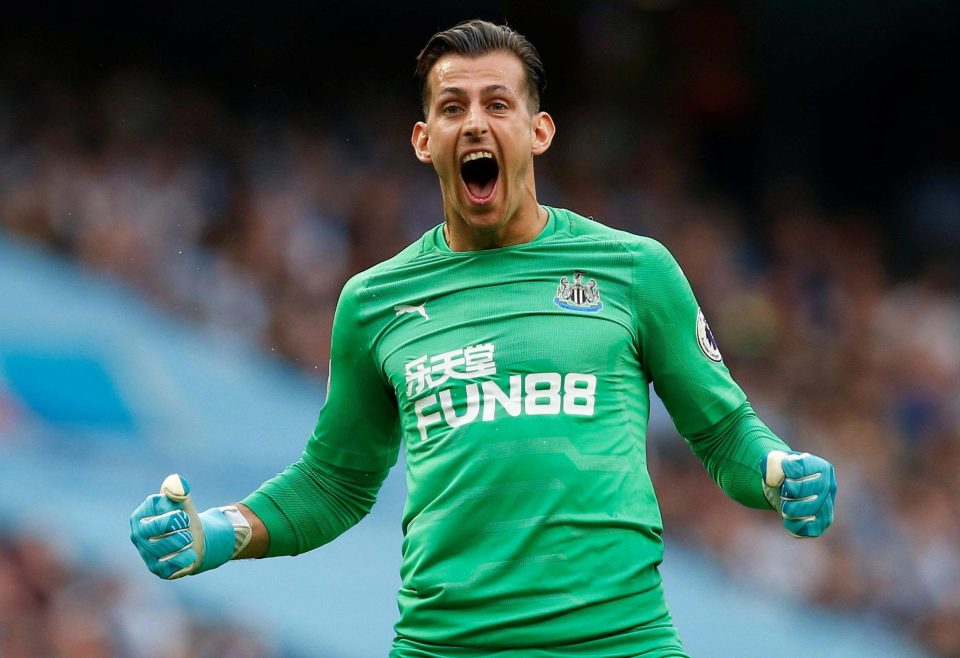  Slovakia keeper Martin Dúbravka joined Newcastle in the summer and hopes to cement his regular first-team place this season