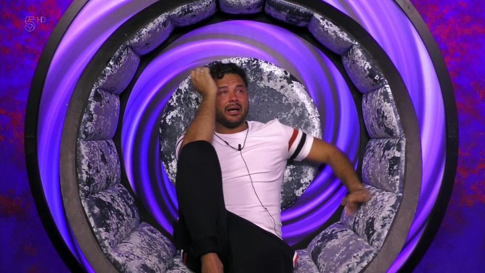  Ryan Thomas sosbbed in the Diary Room after Roxanne claimed he had 'punched her repeatedly'