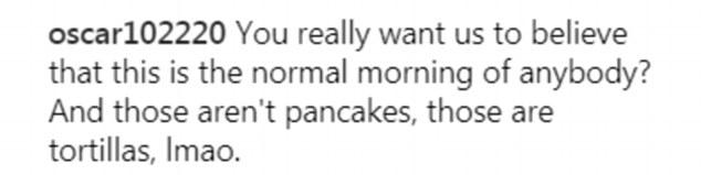  Others pointed out that nobody's morning actually looks like this