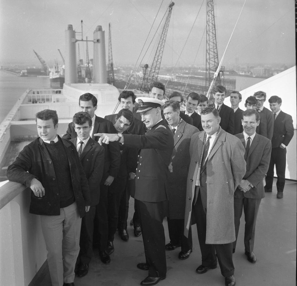  A group of boys aged 16 to 19 at Southampton