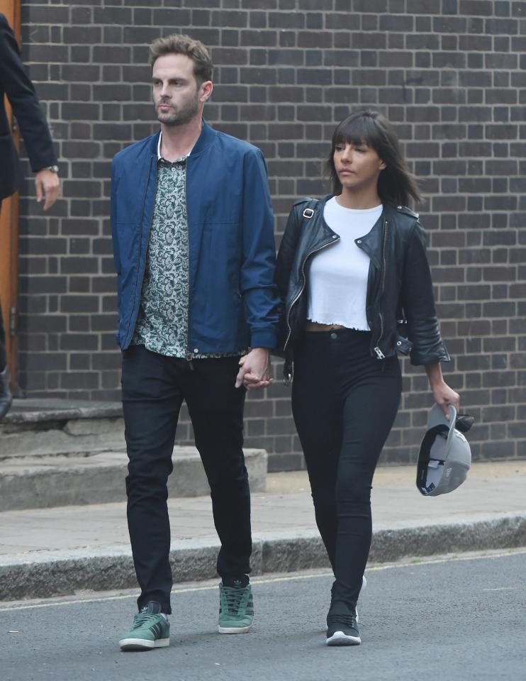  Roxanne Pallett was seen holding hands with her fiance Lee Walton