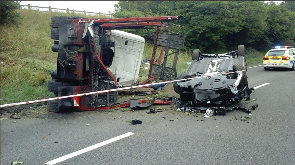  It took emergency services ten hours to clear the road in the aftermath of the crash