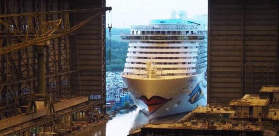  The ship weighs 184,000 tonnes and has 20 different decks for guests to explore