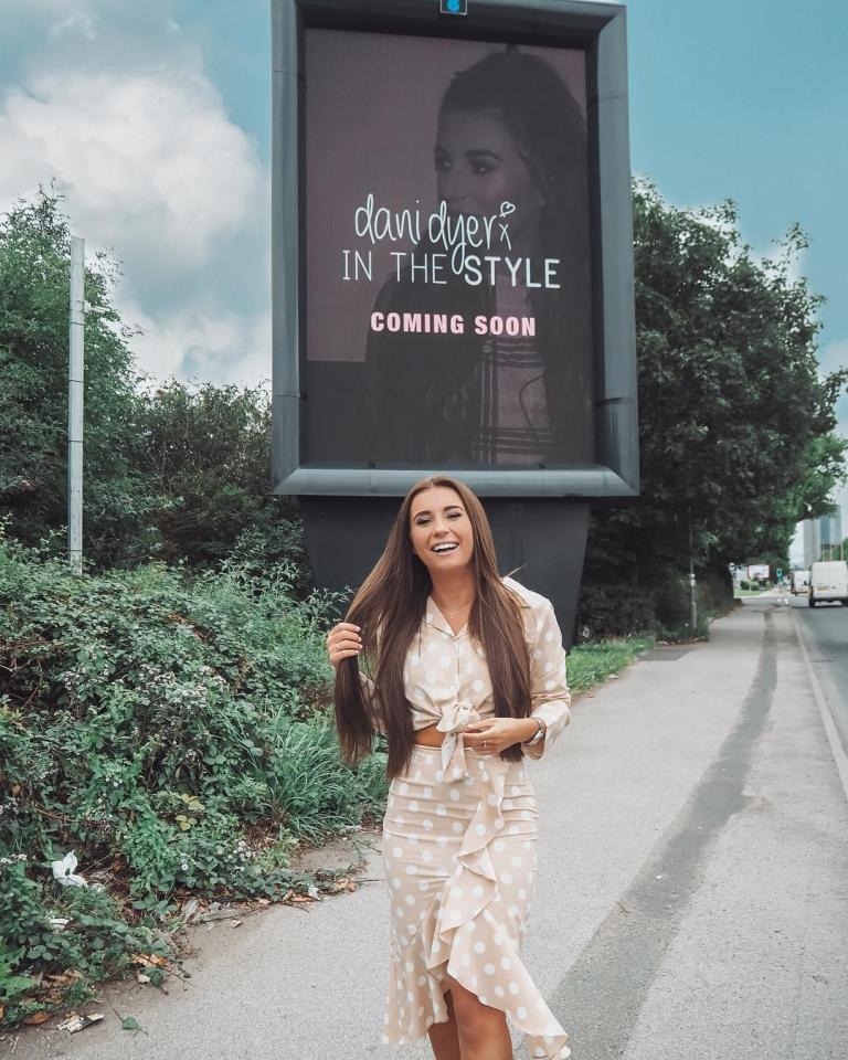  Dani Dyer has been announced as the new face of fashion brand In The Style