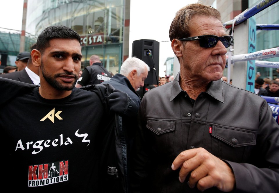 Khan and trainer Joe Goossen, who has been in his corner since March 2018