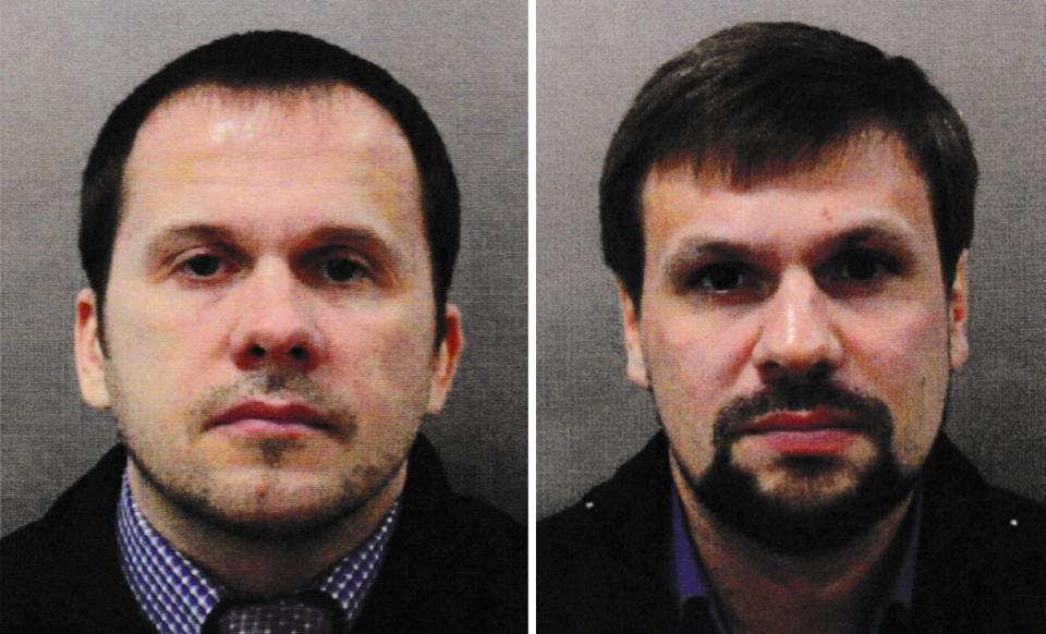  These are the Russian suspects wanted over the attempted hit on the Skripals in Salisbury