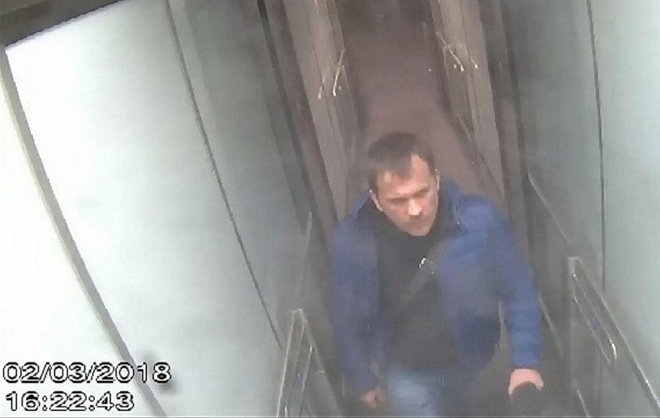  Petrov arriving at Gatwick Airport two days before the Novichok attack