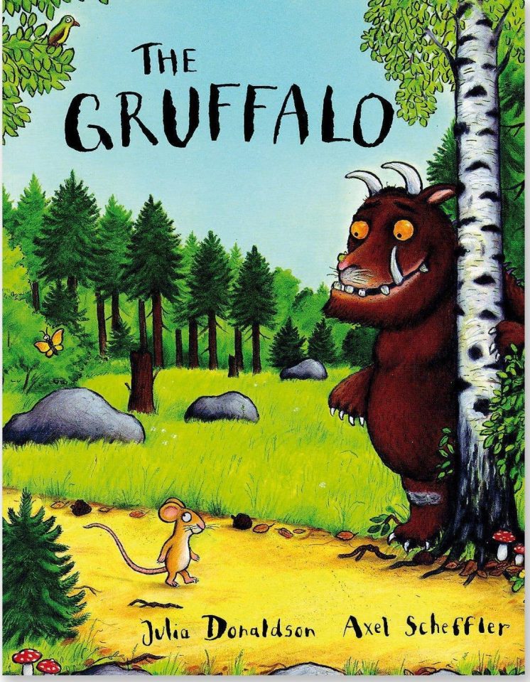 The Gruffalo - a favourite book of the royal kids - tells the tale of a mouse who encounters a Gruffalo, which is a cross between a buffalo and a bear