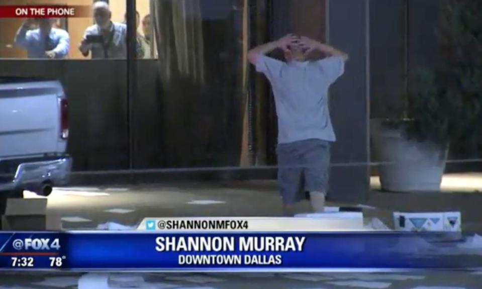  The incident occurred this morning at a local Fox News station in Dallas