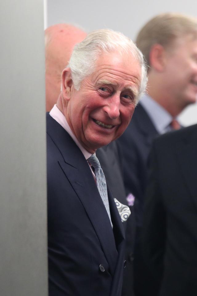  Prince Charles couldn't contain his excitement