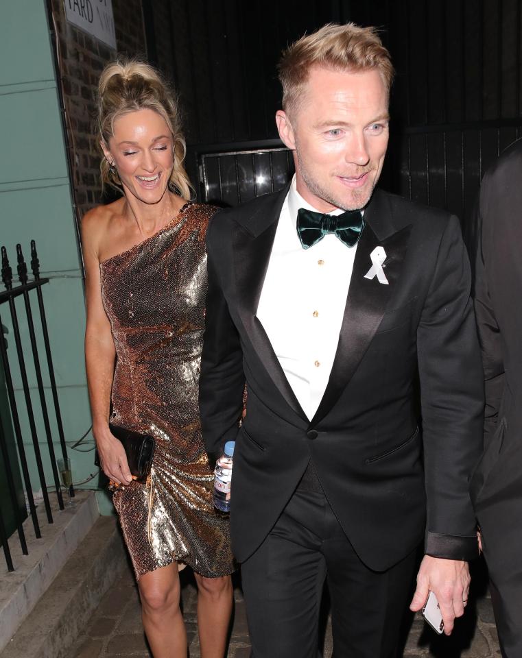  Ronan Keating and his wife Storm joined the festivities