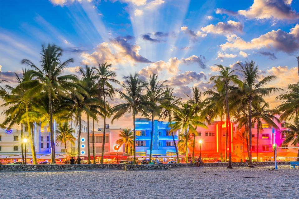  Miami is a hotspot for tourists seeking the sun all year round for a chance to keep their tan topped up