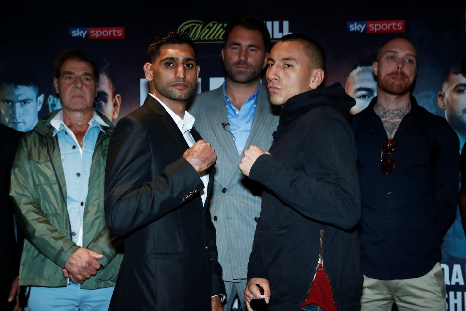 Khan, 31, is preparing to face Colombian Samuel Vargas in Birmingham on Saturday