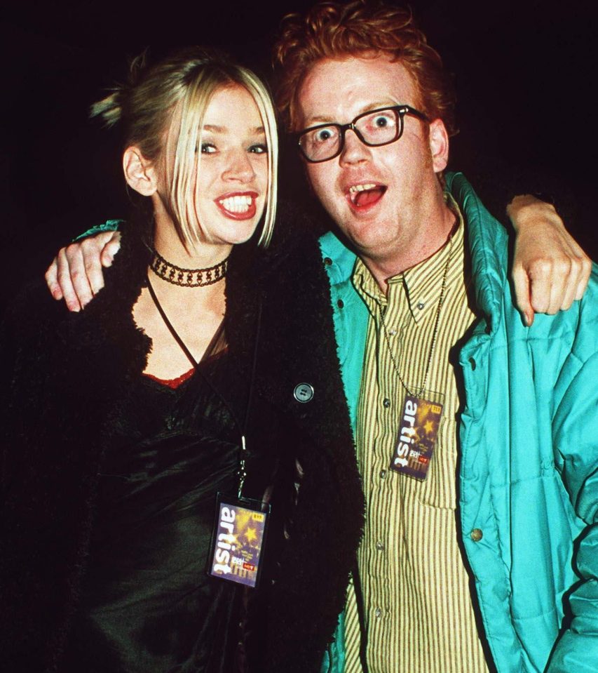  In 1997, Zoe attended the Brit awards with another showbiz pal - Chris Evans