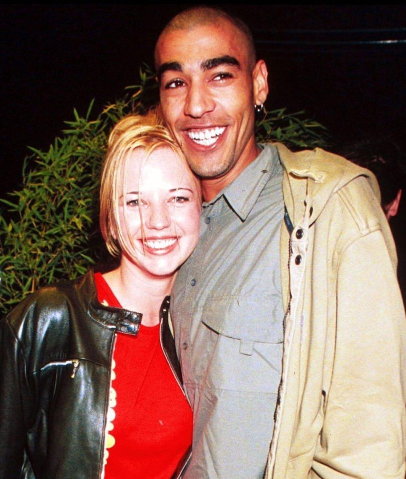  Sara with her former partner Leeroy Thornhill