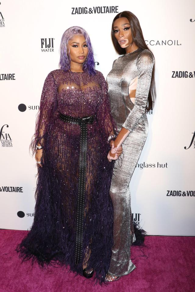 Nicki Minaj and Winnie Harlow