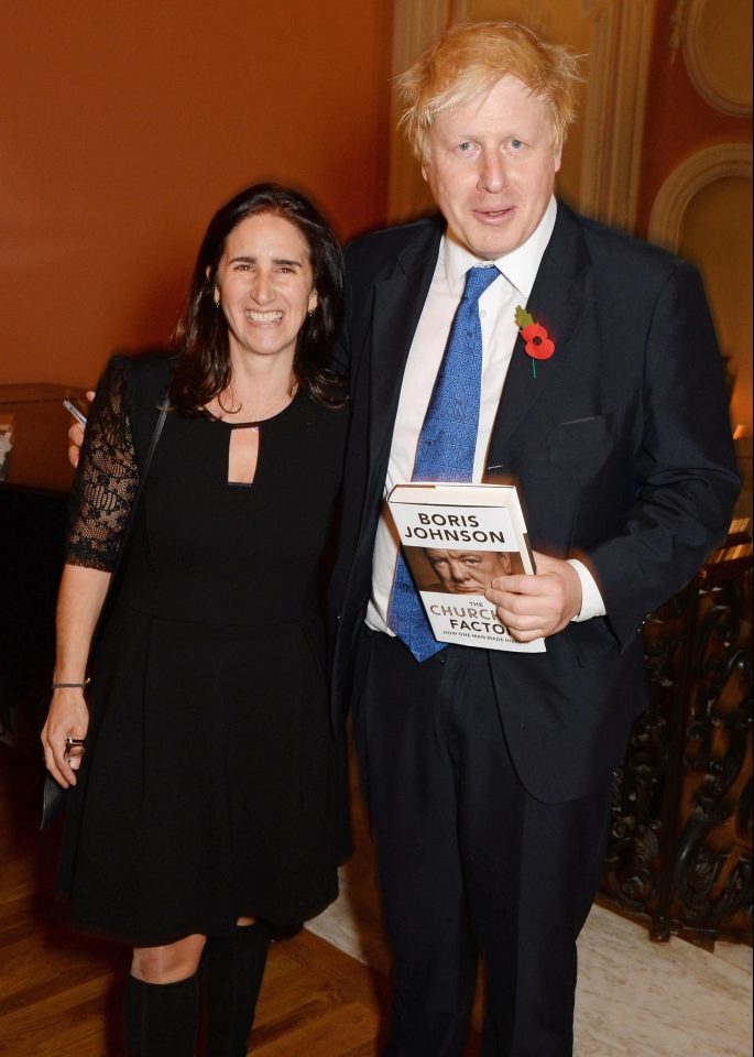  Boris pictured with estranged wife Marina Wheeler