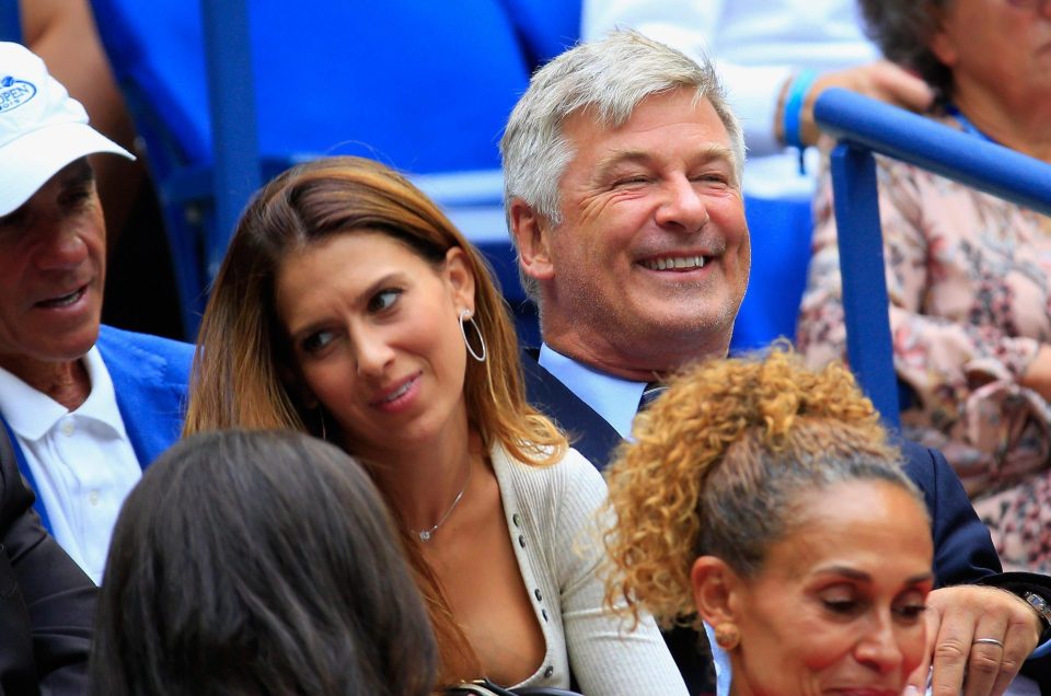 Alec Baldwin was seen in the crowd - expecting a five-set thriller but it was not to be