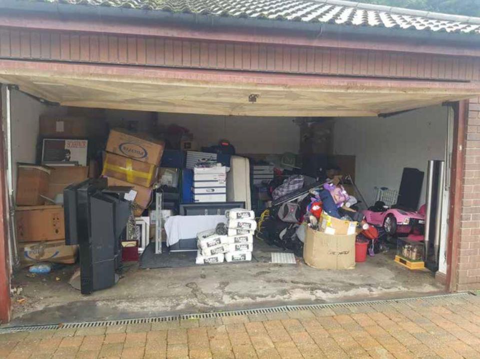  The messy garage has now been totally renovated