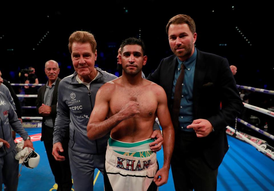 Khan is now hoping to fight Manny Pacquiao instead of Kell Brook