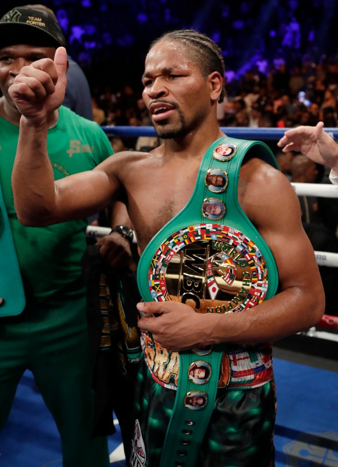 Porter’s victory meant he became welterweight world champion for the second time as he claimed the vacant WBC belt