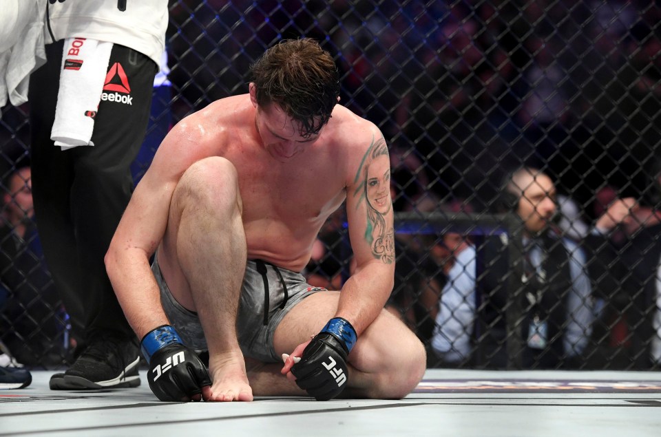 The Liverpudlian 25-year-old was left gutted after losing his first UFC fight and missed his chance to become world champion