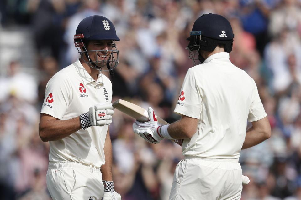  Cook produced the magic one last time at the Oval