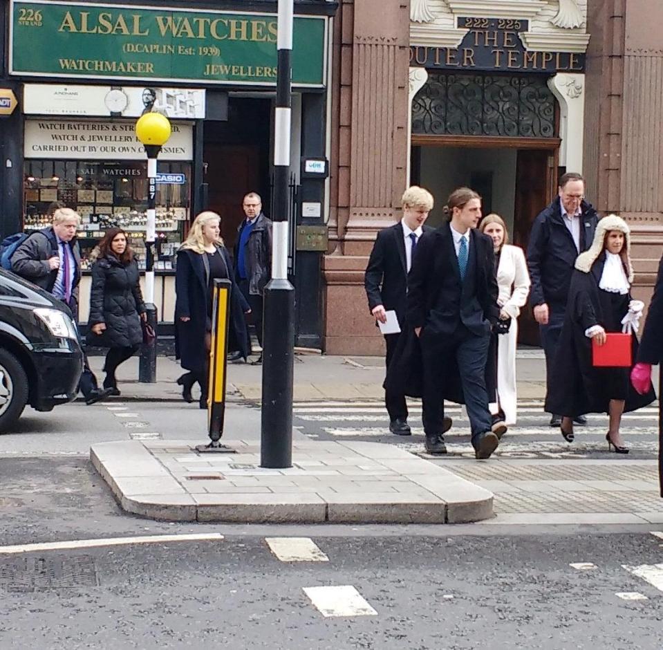  The kids were seen trailing their mum at her 2016 QC ceremony