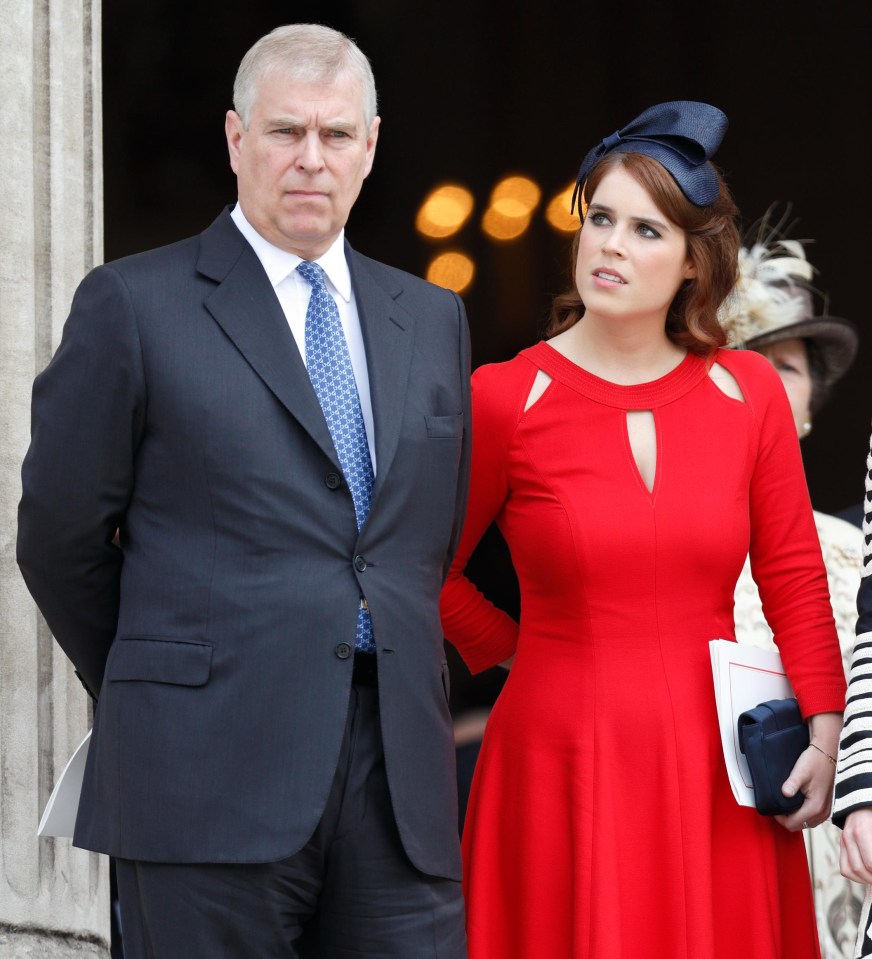 Prince Andrew and Princess Eugenie