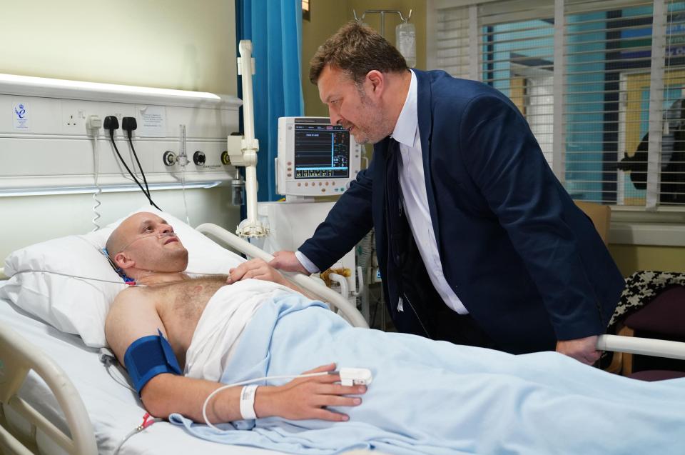  Stuart is set to come out of his coma in upcoming scenes