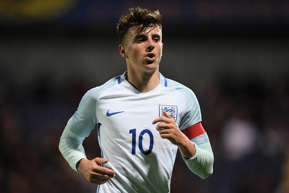  Mason Mount scored one and created the other in an impressive under-21 debut for England