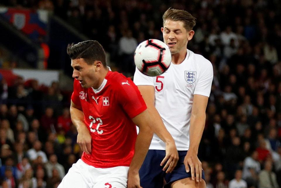  Burnely defender James Tarkowski was named in the Three Lions starting XI