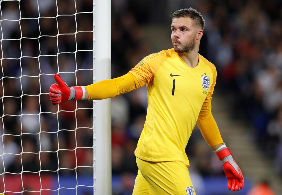  Jack Butland started the match ahead of No1 choice Jordan Pickford