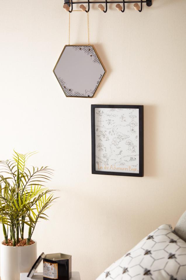  Hey good looking! Bee-inspired with this hanging mirror, £6.24 and tigger wall print for £5.35