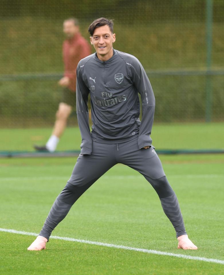 Ozil may have stepped down for international duty, but he is still firmly in Emery's plans at Arsenal