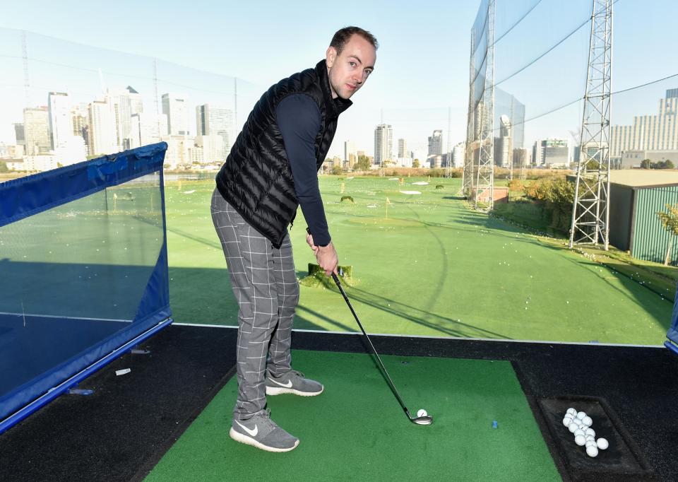  Mark plays 30 minutes of golf each day. So I head to a driving range – and it is full of middle-aged men getting in some practice before work. Maybe Mr Wahlberg is not that unusual here