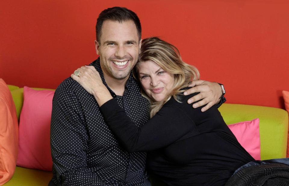  Kirstie Alley with The Sun's Dan Wootton as she opens up about her Hollywood leading men