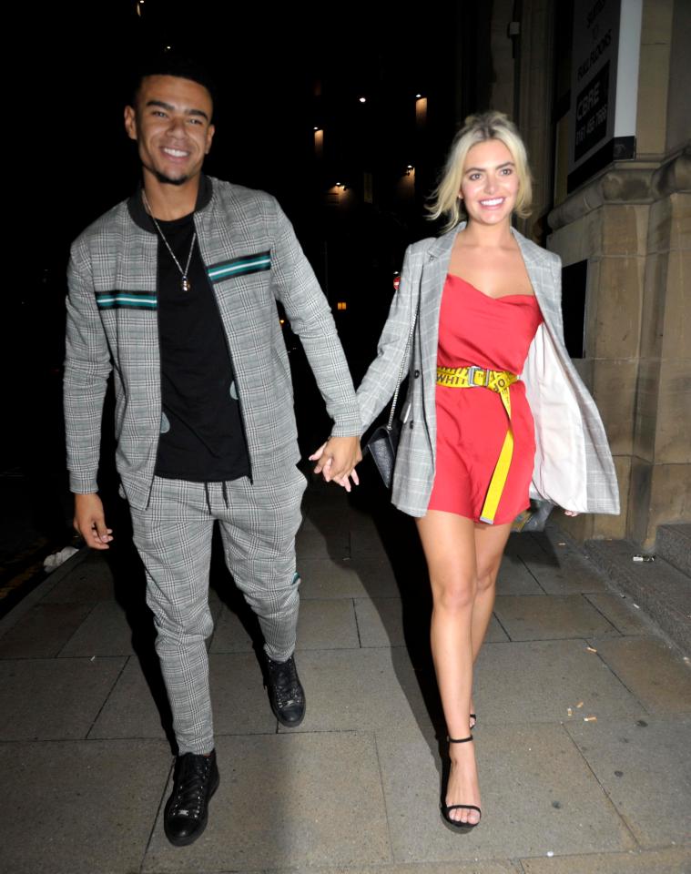  Love Island's Megan Barton Hanson and Wes Nelson held hands as they arrived