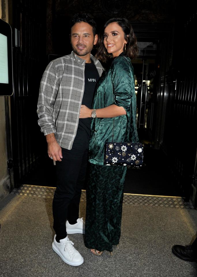  Ryan Thomas reunited with girlfriend Lucy Mecklenburgh for a welcome home party in Manchester last night