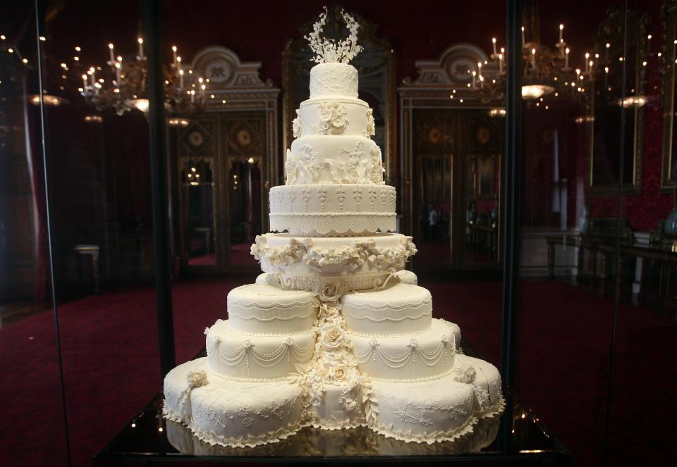  Prince William and Kate Middleton bucked tradition in 2011 with a stacked wedding cake instead of a pillared style