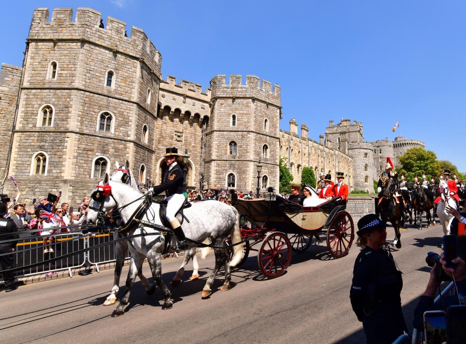  Following royal tradition, Princess Eugenie and Jack Brooksbank will also enjoy an open carriage ride through Windsor to greet the public