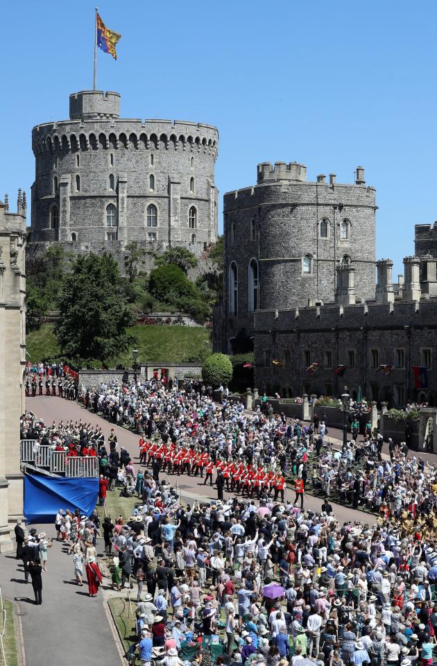  1,200 members of the public will watch the ceremony on a live screen while 850 guests will be seated inside the Windsor Chapel on October 12